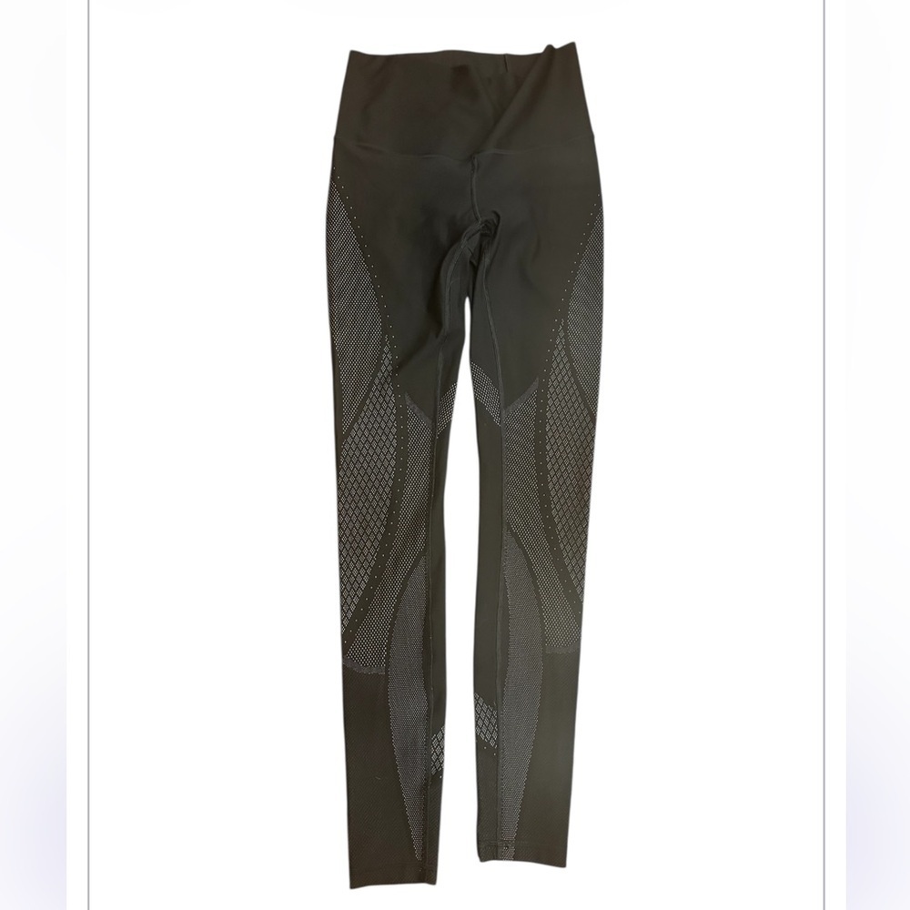 Lululemon🍋Mapped Out Black and Glacier Gray High-Rise Tights 28” Size 6 - Picture 4 of 8